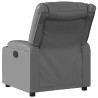 Fauteuil inclinable Gris Similicuir 