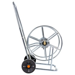 Chariot d'enrouleur pour tuyau de 80 m 3/4" acier 