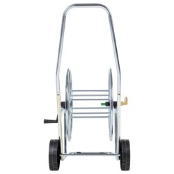 Chariot d'enrouleur pour tuyau de 80 m 3/4" acier 