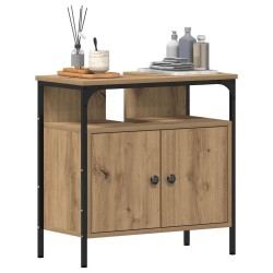 Armoire lavabo de salle de bain chêne artisanal 60x30x60 cm 