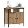 Armoire lavabo de salle de bain chêne artisanal 60x30x60 cm 