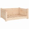 Lit pour chien 65,5x50,5x28 cm Bois de pin solide 