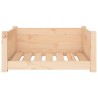 Lit pour chien 65,5x50,5x28 cm Bois de pin solide 