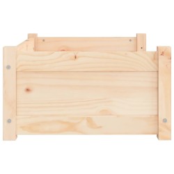 Lit pour chien 65,5x50,5x28 cm Bois de pin solide 