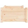 Lit pour chien 65,5x50,5x28 cm Bois de pin solide 