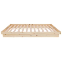 Cadre de lit Bois massif 140x200 cm 