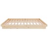 Cadre de lit Bois massif 140x200 cm 