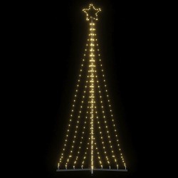 Sapin de Noël à LED 447 LED blanc chaud 249 cm 