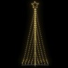 Sapin de Noël à LED 447 LED blanc chaud 249 cm 