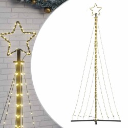 Sapin de Noël à LED 447 LED blanc chaud 249 cm 