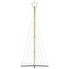 Sapin de Noël à LED 447 LED blanc chaud 249 cm 