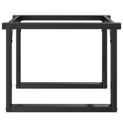 Pieds de table basse cadre en O 50x40x38 cm acier 