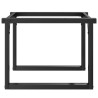 Pieds de table basse cadre en O 50x40x38 cm acier 