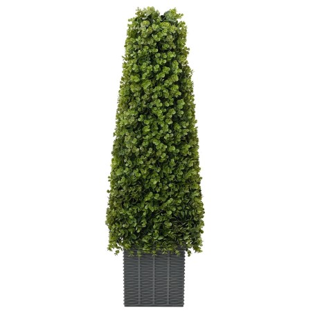 Plante artificielle Eucalyptus avec pot 27x27x90 cm Vert 