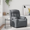Fauteuil inclinable Gris Similicuir 