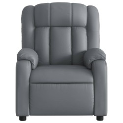 Fauteuil inclinable Gris Similicuir 