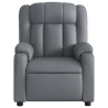 Fauteuil inclinable Gris Similicuir 