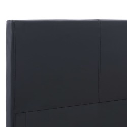 Cadre de lit Noir Similicuir 180x200 cm 
