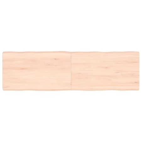 Dessus de table bois massif non traité bordure assortie 