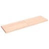 Dessus de table bois massif non traité bordure assortie 