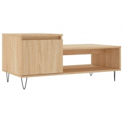 Table basse Chêne sonoma 100x50x45 cm Bois d'ingénierie 