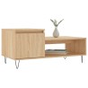 Table basse Chêne sonoma 100x50x45 cm Bois d'ingénierie 