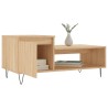 Table basse Chêne sonoma 100x50x45 cm Bois d'ingénierie 