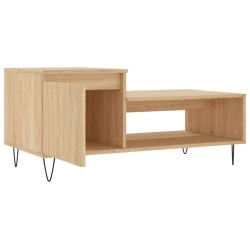 Table basse Chêne sonoma 100x50x45 cm Bois d'ingénierie 