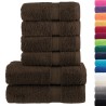 Ensemble de serviettes de qualité supérieure SOLUND 6pcs marron 