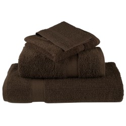 Ensemble de serviettes de qualité supérieure SOLUND 6pcs marron 
