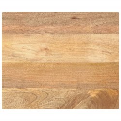 Dessus de table 60x50x2,5 cm rectangulaire bois massif manguier 