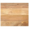 Dessus de table 60x50x2,5 cm rectangulaire bois massif manguier 