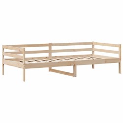 Lit de jour avec tiroirs sans matelas 80x200 cm bois massif 