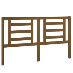 Tête de lit Marron miel 156x4x100 cm Bois de pin massif 