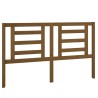 Tête de lit Marron miel 156x4x100 cm Bois de pin massif 