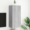 Meuble TV mural sonoma gris 40,5x30x90 cm bois d'ingénierie 