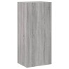 Meuble TV mural sonoma gris 40,5x30x90 cm bois d'ingénierie 