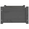 Lit pour chien Gris 55,5x45,5x28 cm Bois massif de pin 