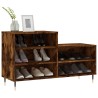 Armoire à chaussures Chêne fumé 102x36x60 cm Bois d'ingénierie 
