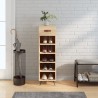 Armoire à chaussures chêne sonoma 30x35x105cm bois d'ingénierie 