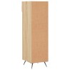 Armoire à chaussures chêne sonoma 30x35x105cm bois d'ingénierie 