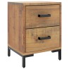 Tables de chevet 2 pcs 36x30x45 cm Bois de pin massif 