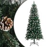 Sapin de Noël artificiel avec support Vert 150 cm PVC 