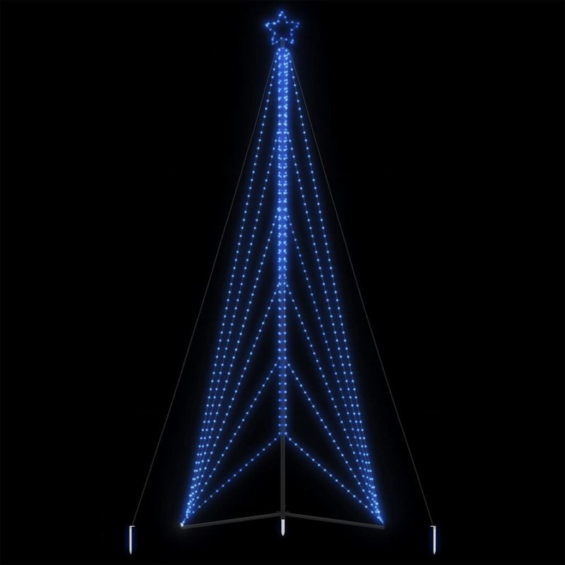 Sapin de Noël à LED 861 LED bleu 478 cm 