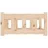 Lit pour chien 75,5x55,5x28 cm bois de pin solide 