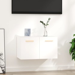 Armoire murale Blanc 60x36,5x35 cm Bois d'ingénierie 