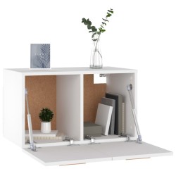Armoire murale Blanc 60x36,5x35 cm Bois d'ingénierie 