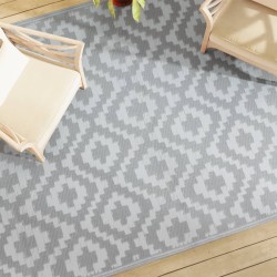 Tapis d'extérieur ARAKIL Gris 190x290 cm PP 