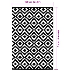 Tapis d'extérieur ARAKIL Gris 190x290 cm PP 