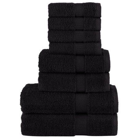 Ensemble de serviettes de qualité supérieure SOLUND 8 pcs noir 
